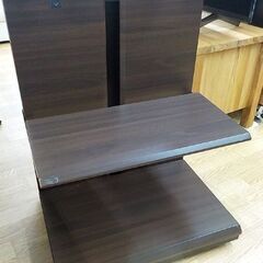 テレビスタンド ハヤミ工産 ～55型 幅50㎝ ブラウン×ブラック TIMEZ タイメッツ KF-650 壁寄スタンド TV台　西岡店の画像