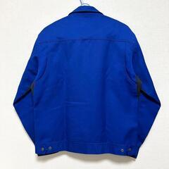 【一部汚れあり / BURTLE】ジャケット 秋冬用 裏綿ツイル ブルー Lの画像
