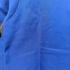 【一部汚れあり / BURTLE】ジャケット 秋冬用 裏綿ツイル ブルー Lの画像