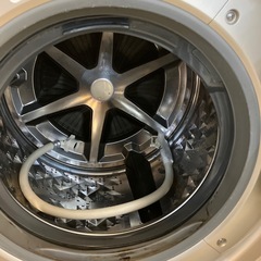 T2511-303 Panasonic ドラム式洗濯機 NA-VX9700R 2016年製 動作確認済み キズ汚れ有り 11.0Lの画像