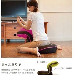 美品　プロイデア 背筋がGUUUN 美姿勢座椅子の画像