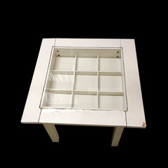 (中古)コレクションガラステーブルの画像