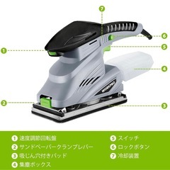 未使用⭐️ 電動サンダー 　研磨工具の画像