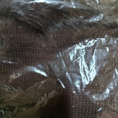 新品マフラー茶色の画像