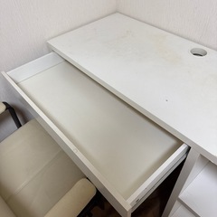 IKEA収納棚付デスクチェアセットの画像