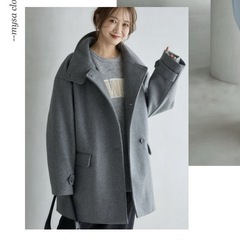 mysa closet スタンドショートコートの画像