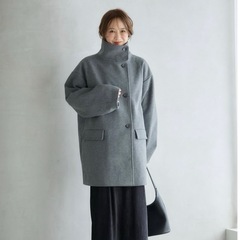 mysa closet スタンドショートコートの画像