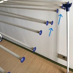 室内　物干しラック　大容量！の画像