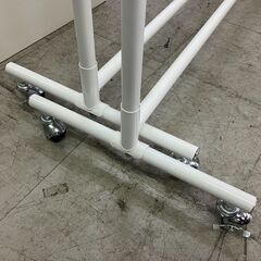 中古 美品 業務用 ハンガーラック パイプハンガー 業務用ハンガー　上下伸縮　W900　頑丈　愛知県 一宮市 名古屋 稲沢 江南 岩倉 岐阜 羽島 各務ヶ原 三重 愛知 グッドプライス一宮の画像
