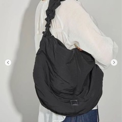 一度使用のみ美品＜CITEN＞バルーンダブルドロストバッグの画像