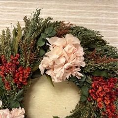 フランフランのフラワーリースの画像