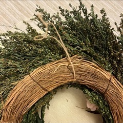 フランフランのフラワーリースの画像