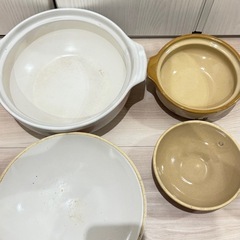 土鍋2コセットの画像