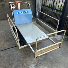 美品実働/中古農機具【カワシマ運搬車　EC85H 積載250kg 手動ダンプ】引き取り希望です🙇‍♂️の画像
