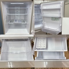 I329 🌈 ジモティー限定価格！ HITACHI 冷蔵庫 (265L) 3ドア ⭐ 動作確認済 ⭐ クリーニング済の画像