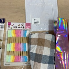 裁縫　生地　リボンの画像