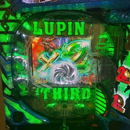 ⭐️パチンコ台実機＊手打循環仕様☆Ｐルパン三世LASTGOLD L＊送料込‼️ ⭐️パチンコ台実機＊手打循環仕様☆Pルパン三世LASTGOLD L