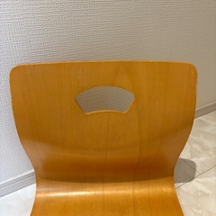 座椅子 木造の画像
