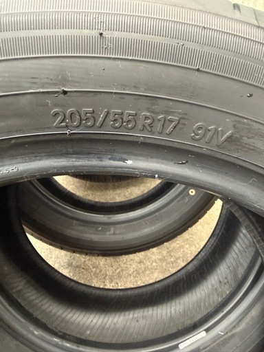 【購入者様決定】205/55R17      新車外し 