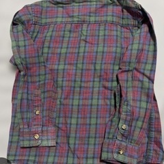 ZARA BOYS チェック柄長袖シャツ 3/4サイズ　100cm
の画像