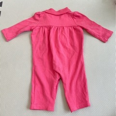 【美品】Ralph Lauren ピンクロンパース 3Mの画像