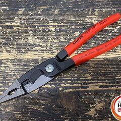 【久留米】【引き取り限定】【保管未使用品】KNIPEX クニペックス 13-81-200  プライヤー 電気設備用マルチプライヤー 寸法:200×85×20mm ※外箱にイタミ有の画像