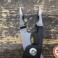 【久留米】【引き取り限定】【保管未使用品】KNIPEX クニペックス 13-81-200  プライヤー 電気設備用マルチプライヤー 寸法:200×85×20mm ※外箱にイタミ有の画像