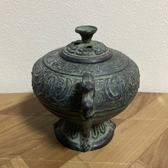 金属製　お香入れ　香炉 置物 風水の画像