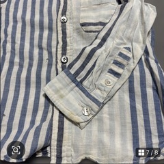 FITH ストライプ柄 長袖シャツ  キッズ95cm
の画像