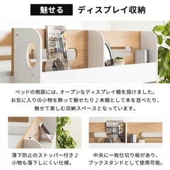 ロフトベッド シングル 木製 子供部屋の画像