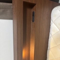 ニトリ　シングルベッド&マットレスのセットの画像