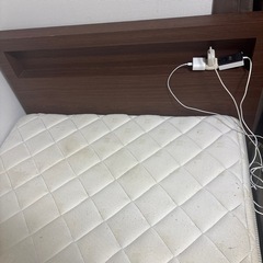 ニトリ　シングルベッド&マットレスのセットの画像