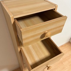 木製スリムチェスト7段　棚　引き出し　収納　の画像