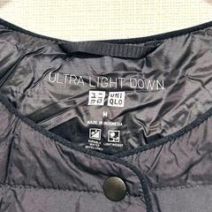 【極美品 / UNIQLO】ウルトラライトダウンベスト サイズM ブラックの画像