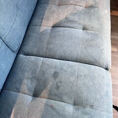 【ビンテージ風】大人気のデニムソファー！座り心地もバッチリ！の画像