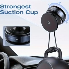 【新品・未使用品】調整可能な真空磁気吸盤式スマホホルダーの画像