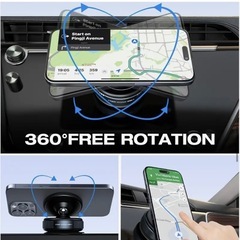 【新品・未使用品】調整可能な真空磁気吸盤式スマホホルダーの画像