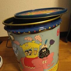 バーバパパの缶バケツの画像