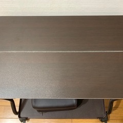 2Wayフットカート　取り外しクッション付き　フット台の画像