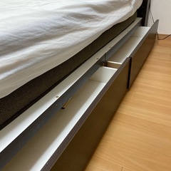 *商談中【無料12/14引渡し】シングルベッド｜ダークブラウン の画像