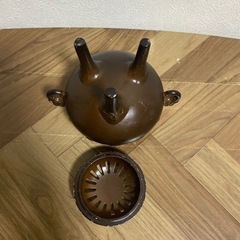 金属製三足お香入れ　香炉 置物 風水の画像