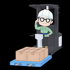 【市川市】超高時給！フォーク＆一般作業同時募集中♪冷暖房完備♪の画像