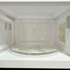 美品■日立 電子レンジ 単機能レンジ 22L■HITACHI 2019年製 HMR-BK220-Z5 50Hz専用（東日本専用）■横開き ターンテーブル ダイヤル式 白ホワイトの画像