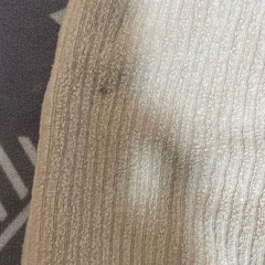 グレー フリル付きトップス ベージュ コーデュロイパンツ 100の画像