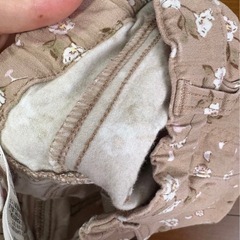 branshes 花柄スリムフィットパンツ 100cm ブラウン スキニーの画像