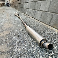 引取限定　F55ミニ　クーパーS用2本出しまふらーマフラーの画像