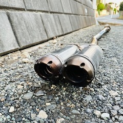 引取限定　F55ミニ　クーパーS用2本出しまふらーマフラーの画像