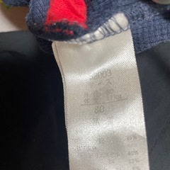 サメデザインパンツ 80cm ネイビーの画像