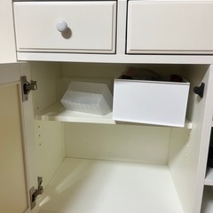 タイルトップカウンター棚　カントリー風 の画像