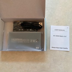 HDMI 切替器 スプリッター 2入力2出力 HDMI 分配器 セレクターの画像